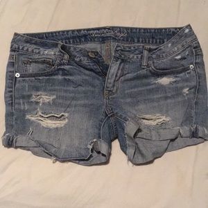 America eagle jean shorts 10